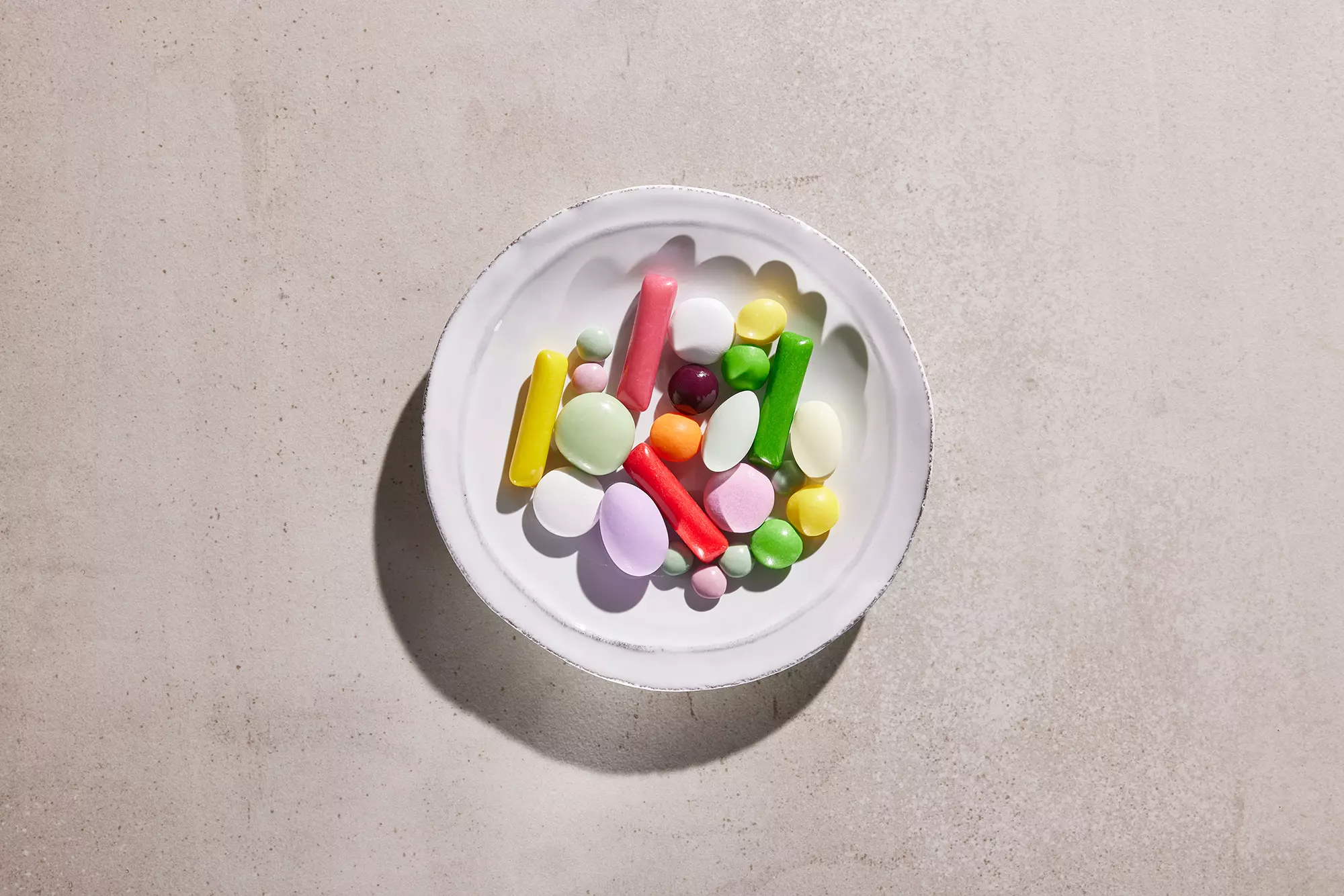 Hartzuckerdragees_schale