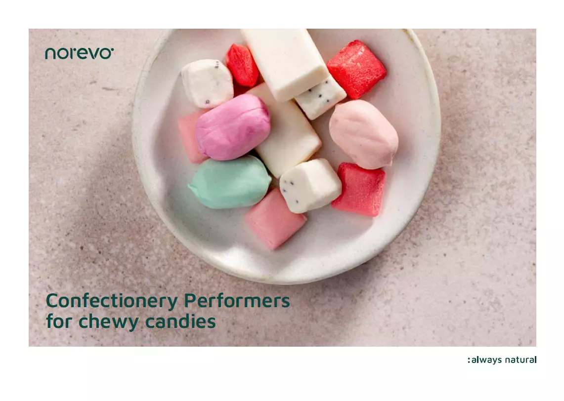 Norevo Broschürentitel Chewy Candy